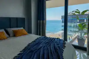 1+1 Qoople Cebeci Towers B-100 s Vidom na More Apartments, Alanya