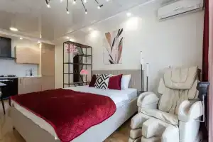 v Siriuse s vidom na Olimpijskij park Flat, Adler