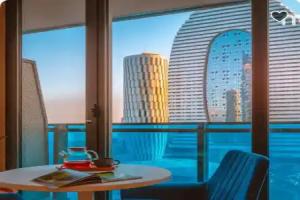 Magical Sunset at Sea Apartment Hotel, Batumi
