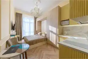 s Balkonom Etreta Apartments, Sochi