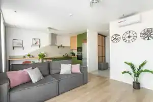 Izyskannaya Yevro-2k ApartKhost v ZHK Streshnevo s Rskoshnym Vidom na Park i Reku Flat, Moscow