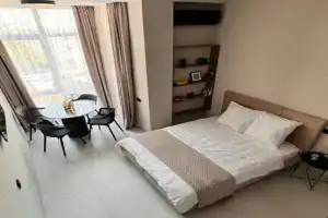 Dizaynerskaya Dvukhurovnevaya S Vidom Na More Flat, Adler