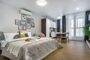 093 Art Aparts na Khodynskom Bulvare 20A Apartments, Moscow