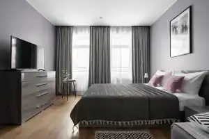 S vidom na Geologopazvedochny muzey Apartments, St. Petersburg