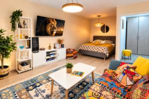 Komfortabelnaya Shepot savanny v ZhK Pobeda Flat, Lipetsk