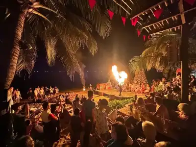 Sunset Beach Resort & Spa- Beachfront Pirate Fire Show - 41