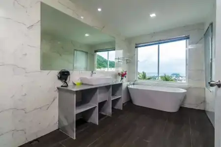 Ktv- Sea View Pool Villa in Kata for 10 People Big Buddha Views - 7