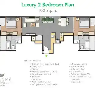 Balcony Courtyard Sriracha & Serviced Apartments (SHA Extra Plus) - 90