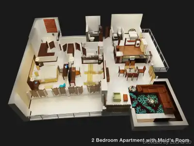 Flora Creek Deluxe Apartments Dubai - 28
