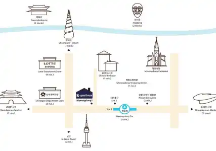 K-Guesthouse Myeongdong 1 - 6