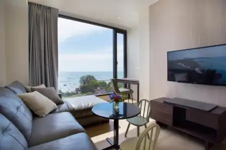 Balcony Seaside Sriracha & Serviced Apartments (SHA Extra Plus) - 176