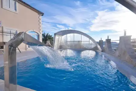 Villa Dragana with Heading Swimming Pool and Parking - 50