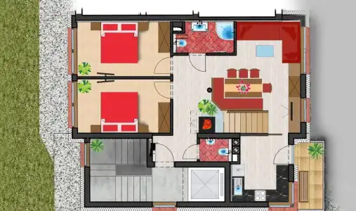 Apart Central – Premium Mountain & Garden - 92