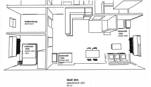 Bakki Apartments & Hostel - 55