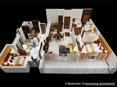 Flora Creek Deluxe Apartments Dubai - 38