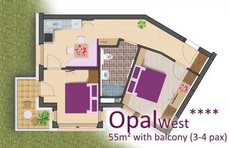 Apart Central – Premium Mountain & Garden - 305