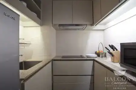 Balcony Courtyard Sriracha & Serviced Apartments (SHA Extra Plus) - 38