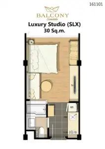 Balcony Seaside Sriracha & Serviced Apartments (SHA Extra Plus) - 296