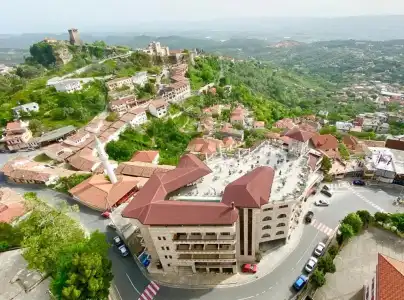 Panorama Kruje View on the Castle and the Old Town - 3