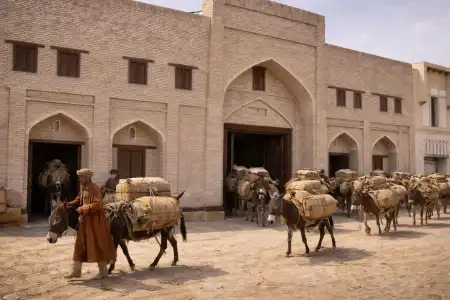Caravansaray Rashid in Bukhara - 49