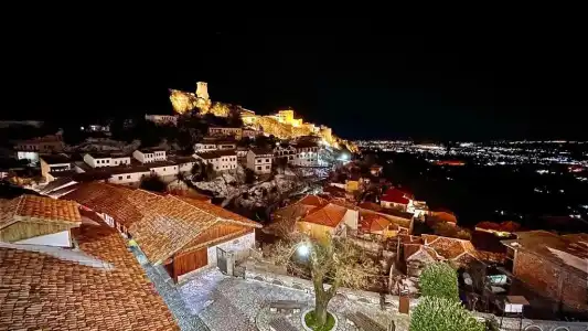 Panorama Kruje View on the Castle and the Old Town - 2