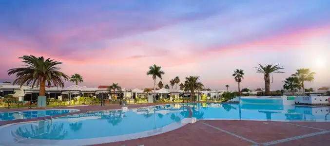 Maspalomas Lago Canary Sunset - 0