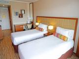 Twin room with balcony and with city view