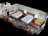 Deluxe Quadruple Studio with balcony and with view