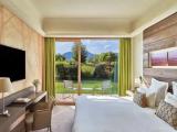 Superior Basement room with balcony and with garden view