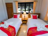 Standard Twin room with balcony and with pool view