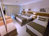 Deluxe Quadruple room with balcony and with sea view