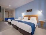 Triple room with balcony and with pool view