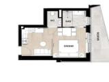 Superior Double Studio with mountain view