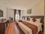 Deluxe Quadruple room with balcony and with city view