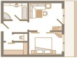 Suite with balcony
