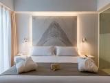Twin room with partial sea view
