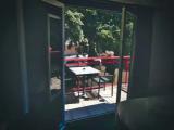 Bed in Dorm with balcony