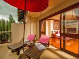 Standard Quadruple Family room with balcony and with garden view