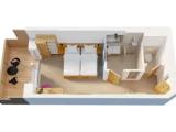Standard Double room with balcony and with mountain view