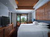 Twin room with balcony and with garden view