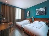 Twin room with city view