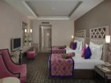 Family room with land view