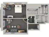 1 Bedroom Executive Suite with balcony and with harbour view