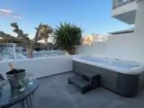 Luxury Double room with balcony and with pool view
