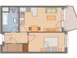 1 Bedroom Apartment with balcony and with city view