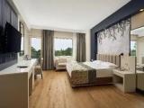 Family room with land view