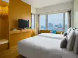 1 Bedroom Executive Lounge Access Twin Suite with Victoria Harbour View