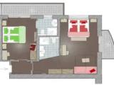 Standard Family room with balcony