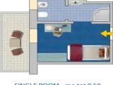 Standard Single room with balcony
