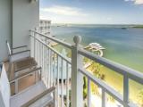 Studio with balcony and with water view
